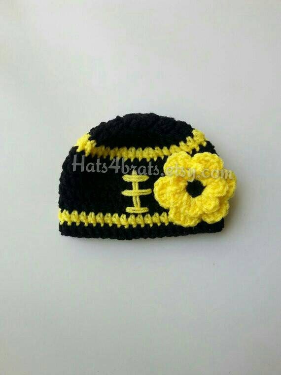 crochet steelers hat