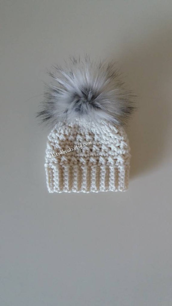 baby faux fur hat
