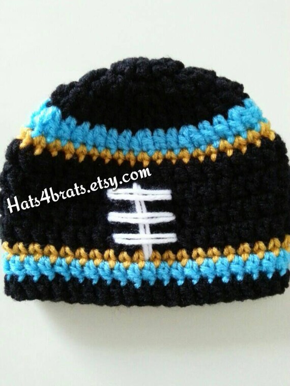 Jacksonville jaguars crochet hat.