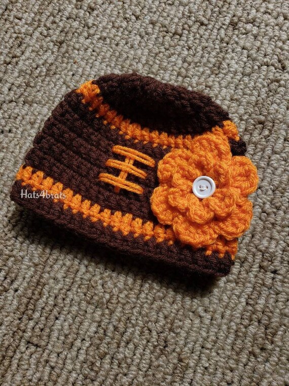 cleveland browns baby hat
