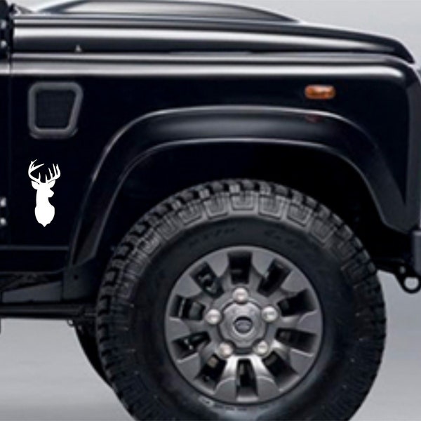 Deer Head Logo Decal Truck Vehicle Stickers,