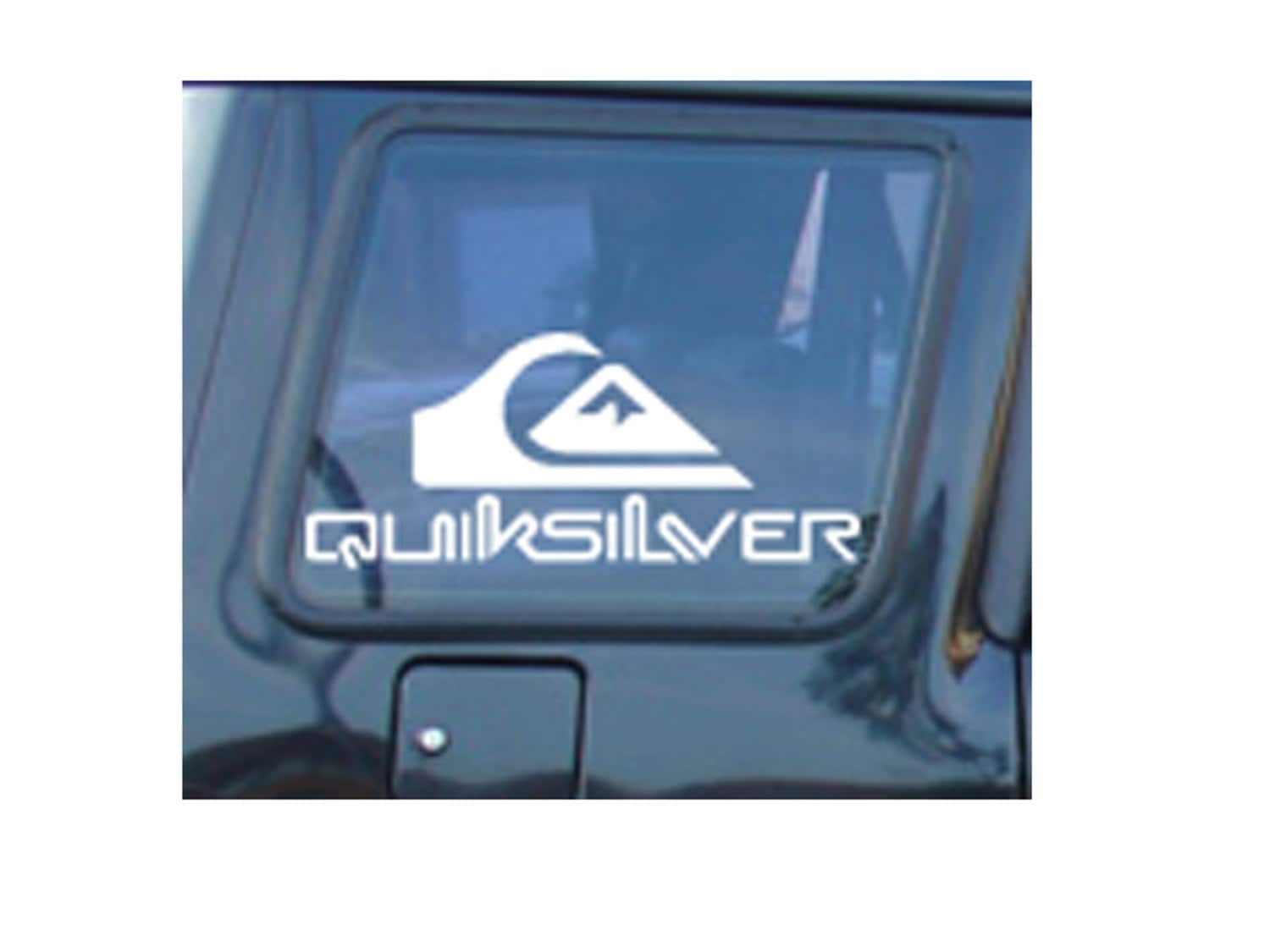 Grand Quicksilver x2 Vinyl Voiture Van Fenêtre Surf Skate Autocollants/Decals Grand Quicksilver x2 Vinyl Voiture Van Fenêtre Surf Skate Autocollants/Decals