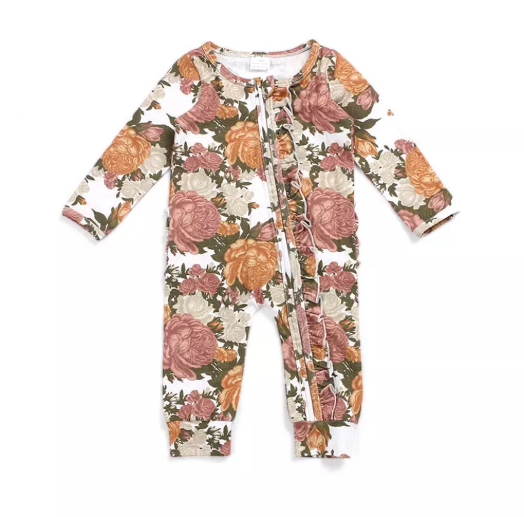 Baby Girl Clothes, Newborn Coming Home Romper, Baby Girl Going Home