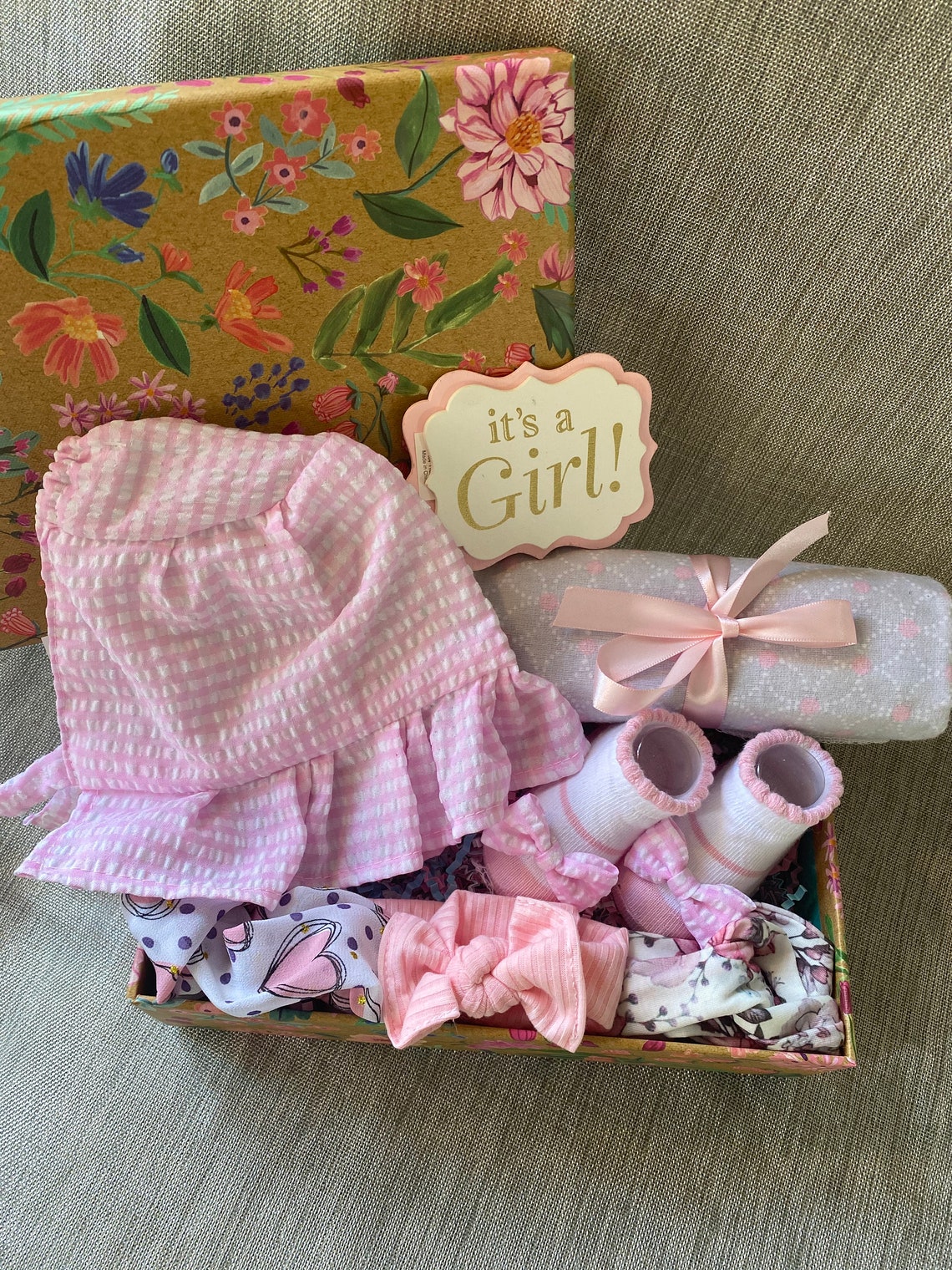 Baby Gift Box Set Gift Box for Girls Gift Set Newborn Etsy