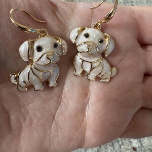 Dog Earrings: Handmade Pet Lover Jewelry