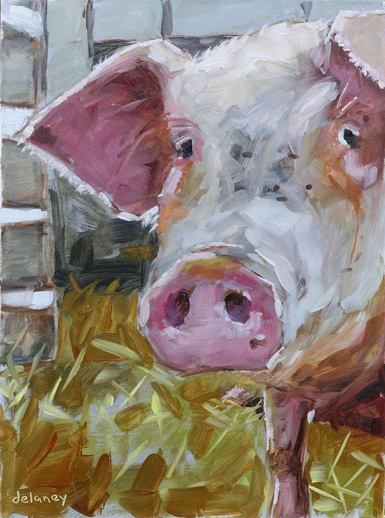 Sechs dicke Schweine