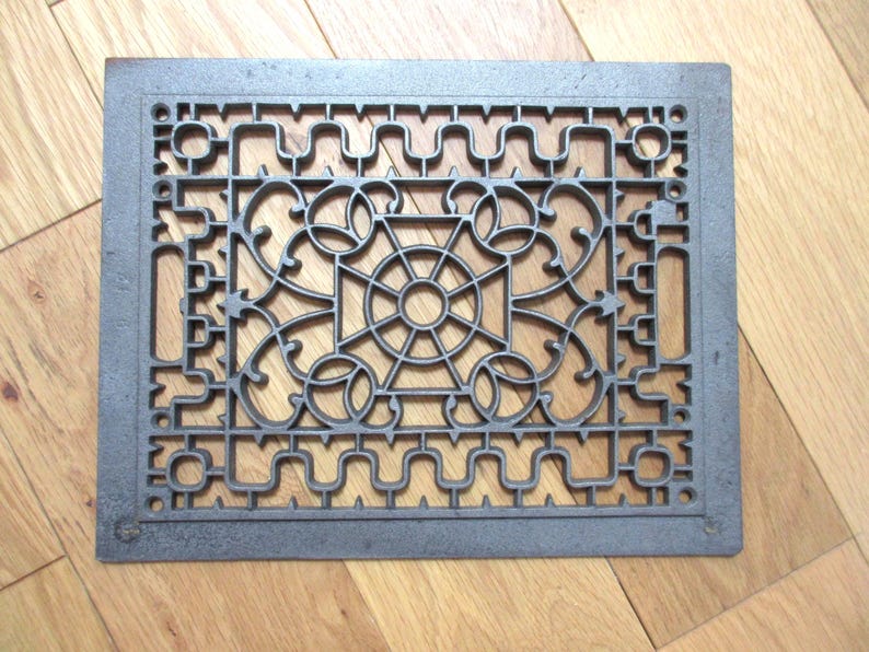 Heat Radiator Register Vintage Cast Iron Floor Register Heater Vent - Etsy