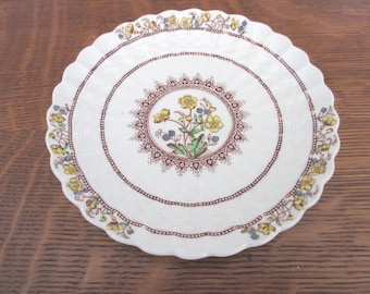 Vintage China Saucer Spode of Copeland, England Small Saucer Plate "Buttercup" Patter Soap Dish Jewelry Dish
