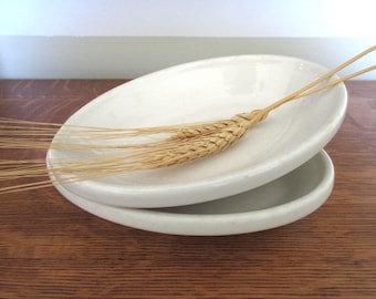 Vintage Buffalo China:  Set of Two Small Oval Dishes