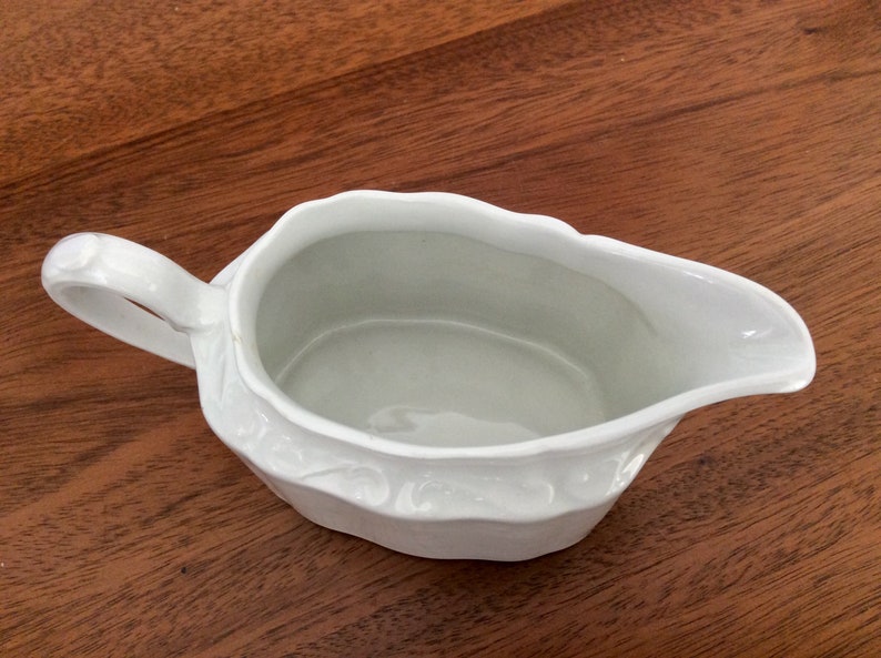 Vintage English Ironstone Sugar and Creamer Staffordshire White Mist Tea Set Vintage Ironstone Sugar Bowl with Lid Creamer