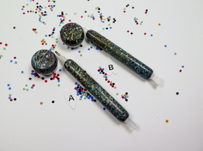 Diamond painting pen with smal pin. wild image 5