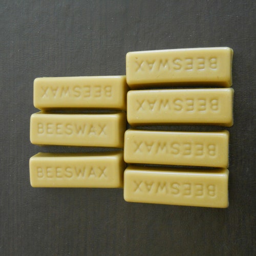 Pure Beeswax 1 Ounce Blocks Beeswax Melts 100 Beeswax Etsy