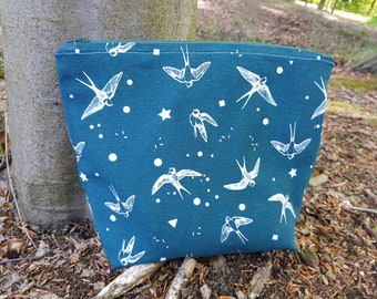 Birds Green with Black