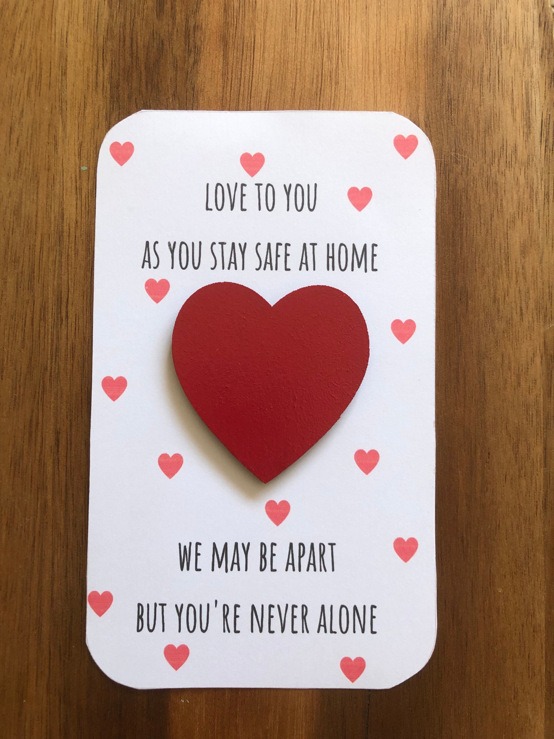 Pocket Heart and Gift Message Etsy