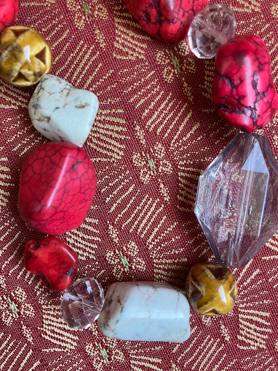 Two Chunky Bead Necklaces - image 4