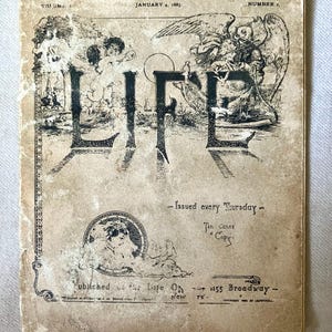 Mini 1883 Life Magazine Replica