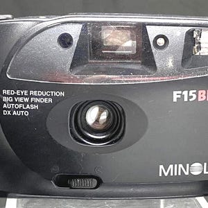 Minolta F15BF 35mm Film Camera, Tested, Working