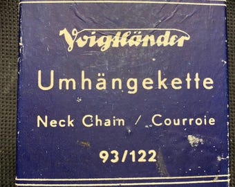 Like New Voigtlander neck chain 93/122. Made in Germany. See Photos!