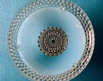 Art Deco Candlewick Glass Ceiling Lamp Shade