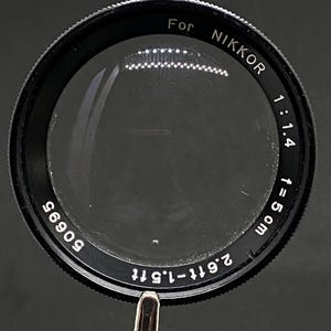 Good used Nikkor (Nikon) 43mm close up filter for Nikkor 5cm f1.4 S mount rangefinder manual focus lens. Filter only. No viewfinder.