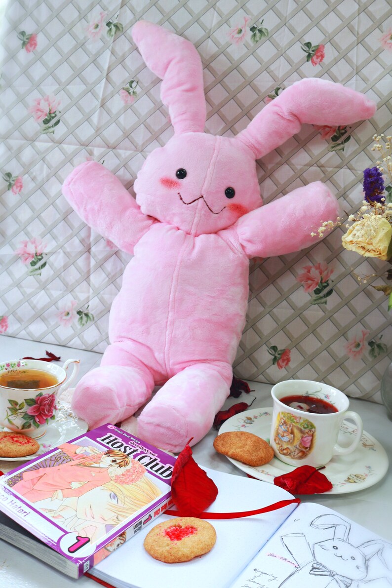 Usa-Chan Bun Bun soft rabbit plushie toy inspired by Ouran | Etsy