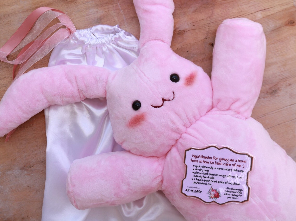 Usa-Chan Bun Bun soft rabbit plushie toy inspired by Ouran | Etsy