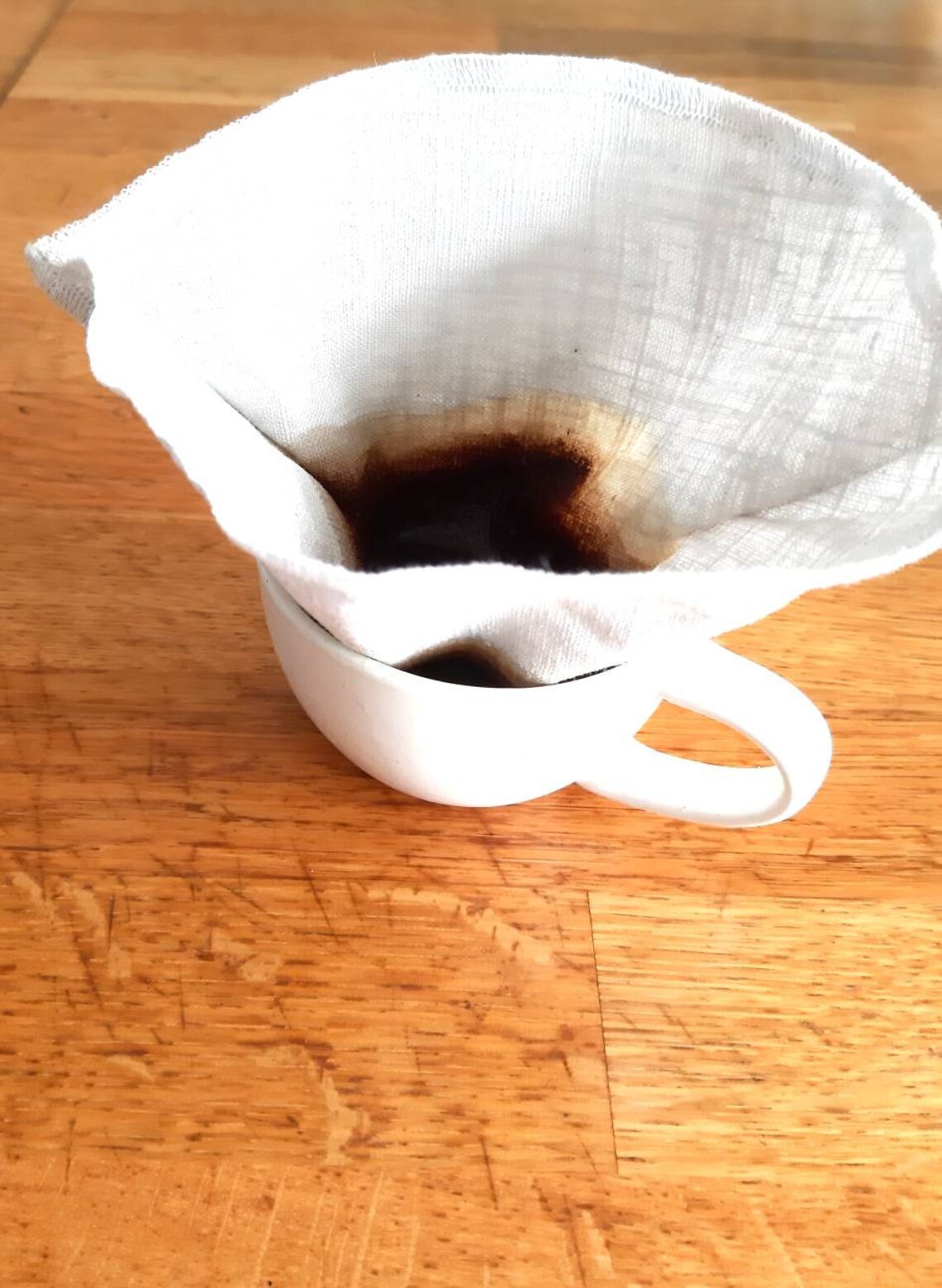 Reusable coffee filters made of linen / fabric filter for Etsy