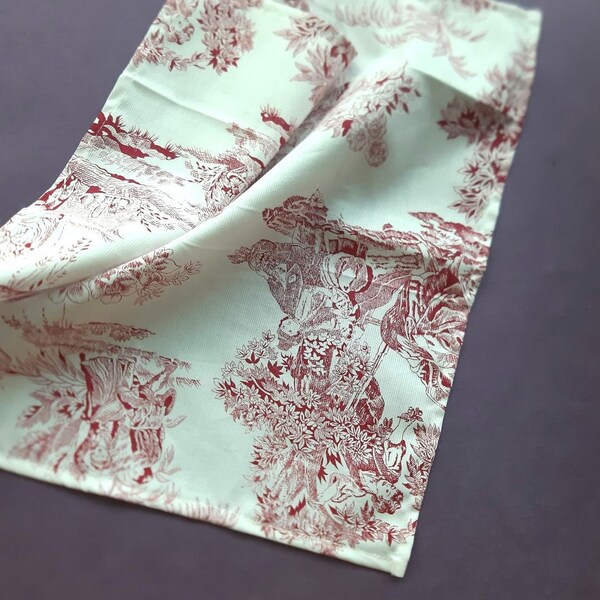 Toile Napkins Etsy