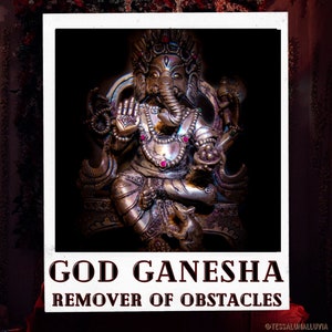 A Channeled Message from Hindu God Ganesha [remover of obstacles] Reading by email 5-7 paragraphs