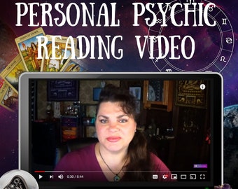 Personal Psychic Reading Video with 5 Psychic Questions sent via download link