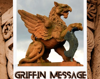 A Channeled Message from the GRIFFIN (Fire Water Air Earth) Spirit Guide Reading 4-5 paragraphs