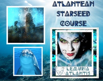 Are you a Lemurian or Atlantean? Lemurian Atlantean Starseed Course 3 Step Program with Certificate via Email Individual Personal Training