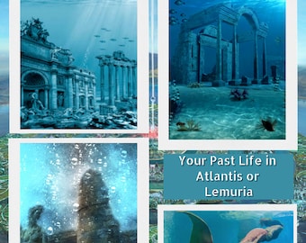 Past Life in Lost City of Atlantis or Lemuria Detailed Reading Customized for YOU + Name and Date + 3 Questions