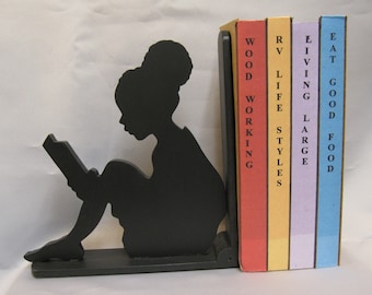 GIRL READER BOOKEND - More Reader Kids Available