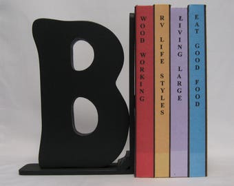 GIANT LETTER BOOKEND - Any Letter - Color choices Available