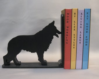 GERMAN SHEPHERD BOOKEND - More Dog Breeds Available.