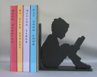 READER BOY BOOKEND - More Reader Kids Available