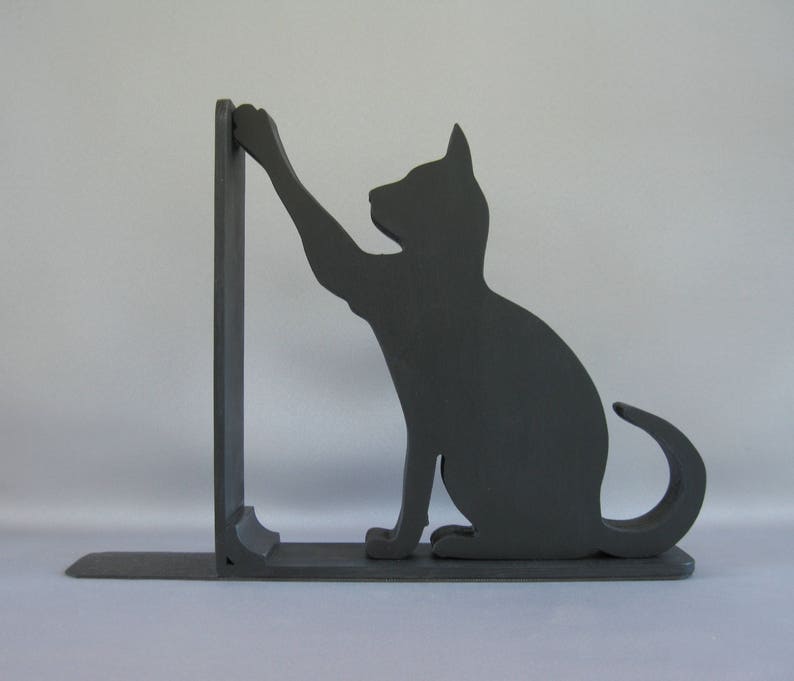 CAT BOOKEND High Five Cat This is on of many available in my shop image 3