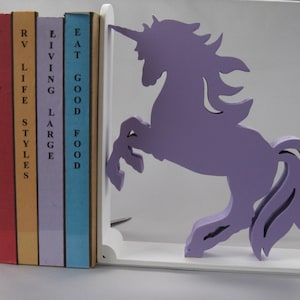 UNICORN BOOKEND Color choices image 1