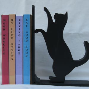 CAT REACHING BOOKEND This is one of many in my shop. image 1