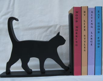 CAT WALKING BOOKEND - This is one of many available in my shop.