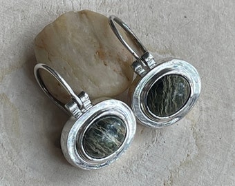 0.925 Seraphinite Earrings