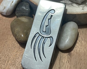 925 Hopi Bear Paw Money Clip