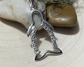Diamond Penguin 925 Pedant Necklace