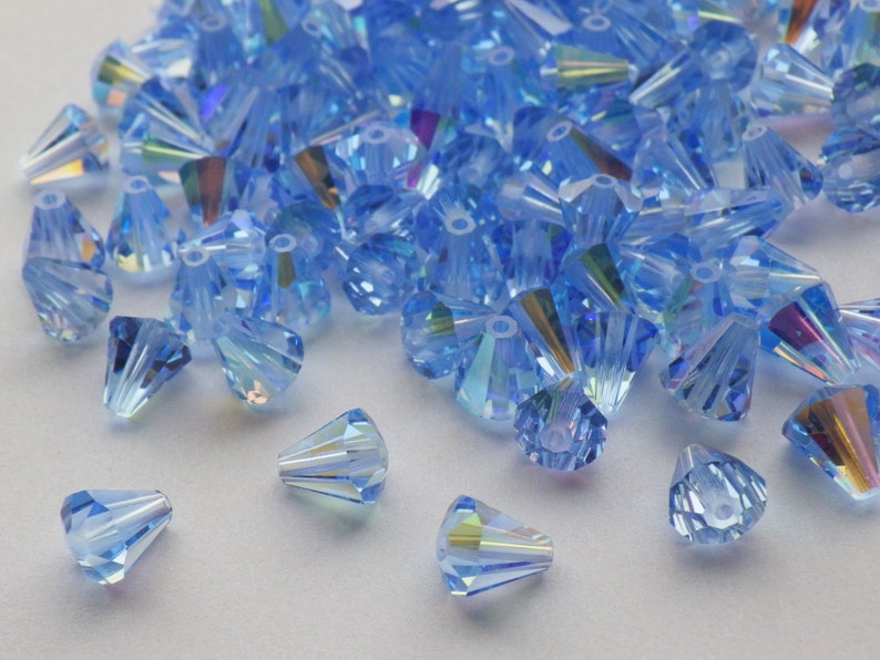 Rare Vintage Swarovski Beads 20 Vintage Crystal Beads Light Etsy