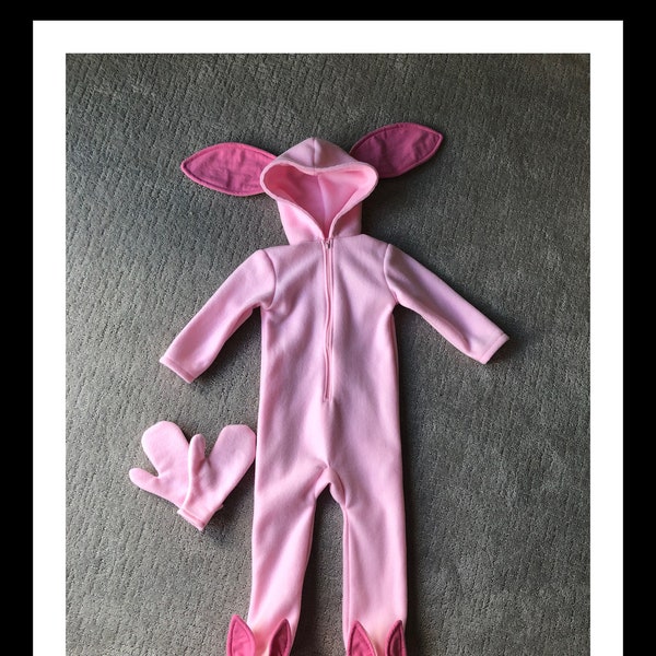 Pink Bunny Costume, Pink Rabbit Costume, Rabbit Costume, Bunny Costume, Pink Bunny Suit