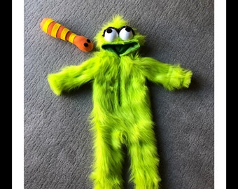 sesame street slimy worm plush
