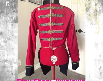 Nutcracker Costume, Nutcracker Jacket, Clara Dress, English Red Coat Costume, British Red Coat Costume