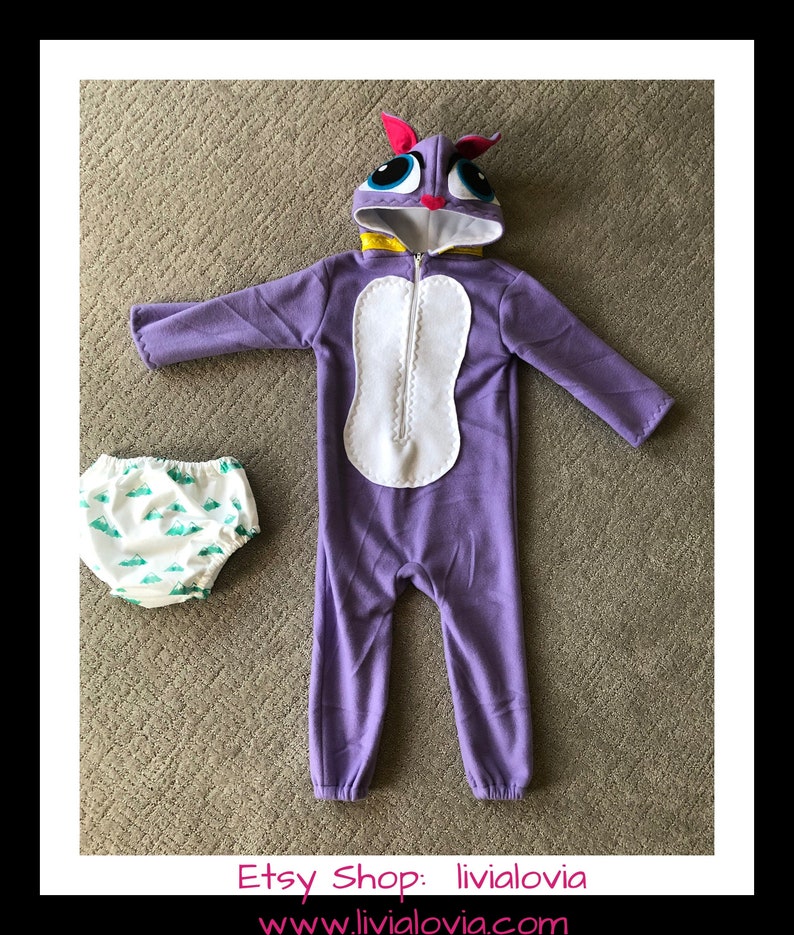 Kitty Costume Cat Costume Purple Kitty Costume Purple Cat Etsy