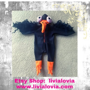Diablo Costume, Black Bird Costume, Bird Costume, Raven Costume, Crow Costume